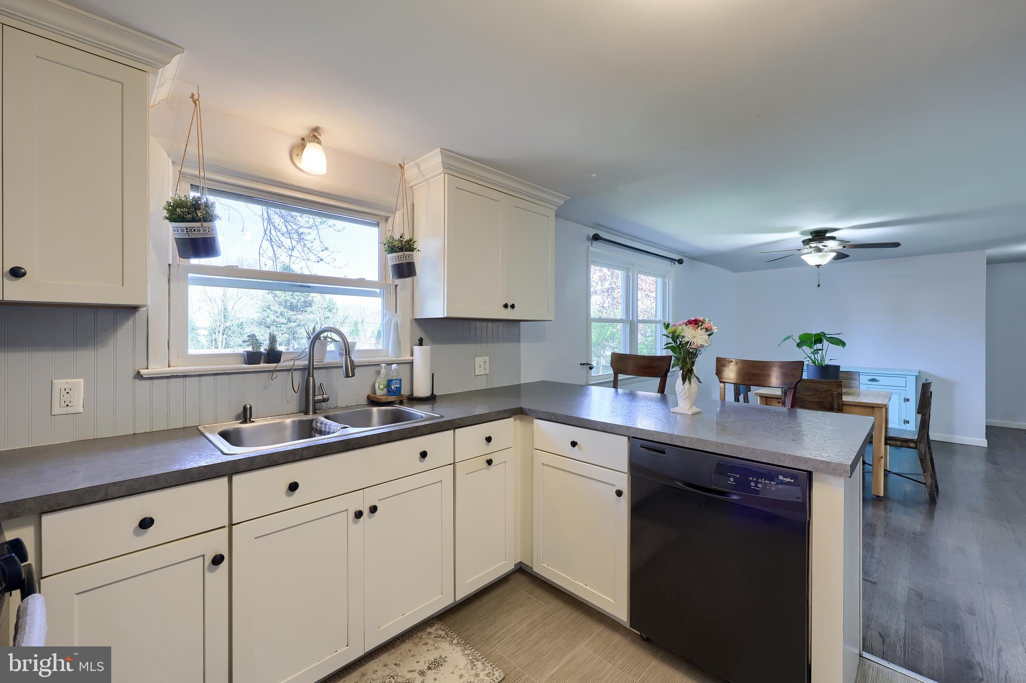 2033 Robindale Avenue Lancaster, PA 17601 - Photo 19 of 47 a kitchen with a sink dishwasher white cabinets and white appliances
