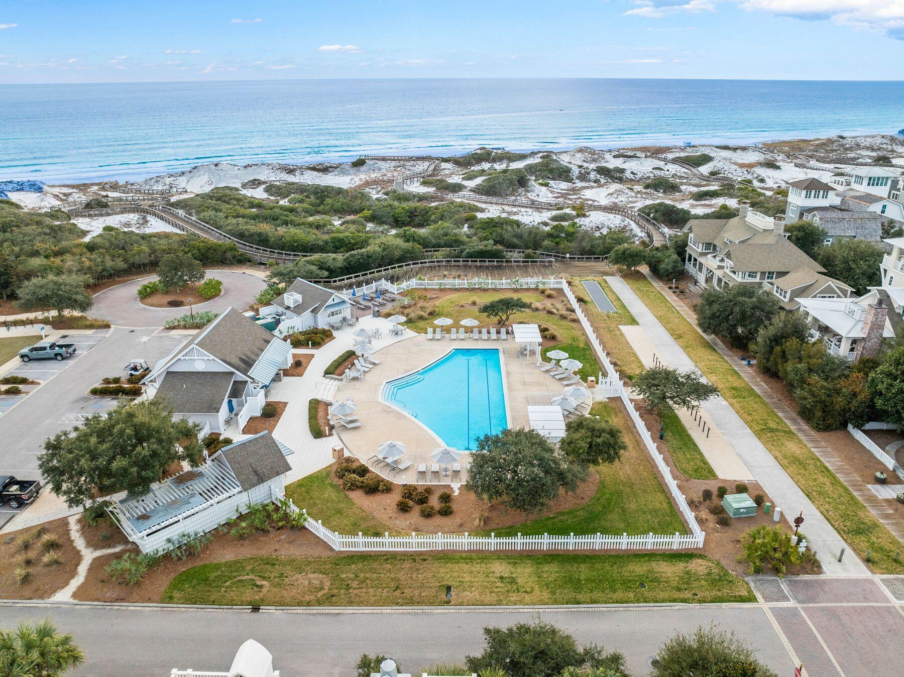 76 Tidepool Lane Watersound, FL 32461 - Photo 32 of 41 an aerial view of residential houses with outdoor space and ocean view