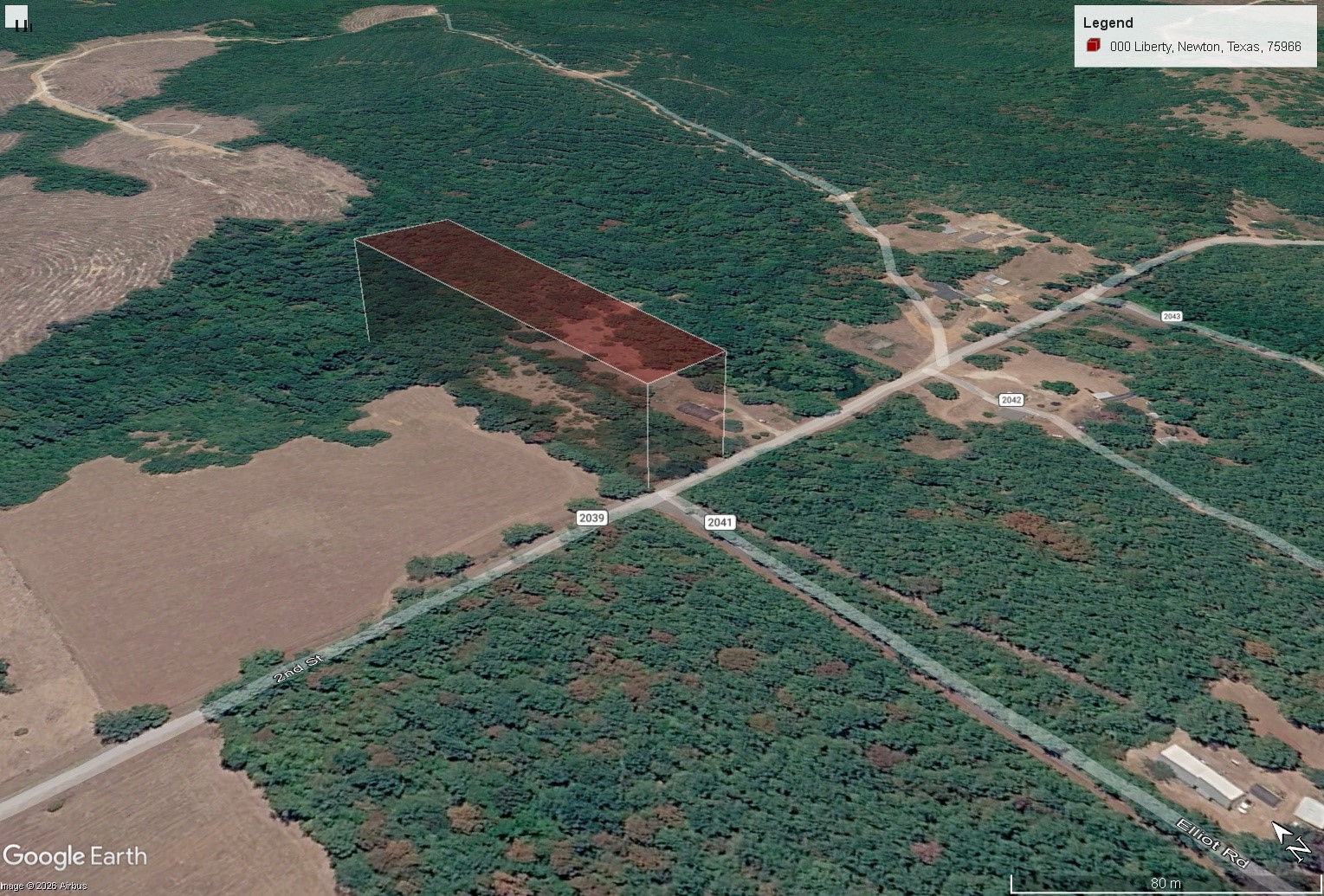 0 2nd Street Newton, TX 75966 - Photo 3 of 15 an aerial view of a house