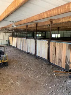 a view of a garage