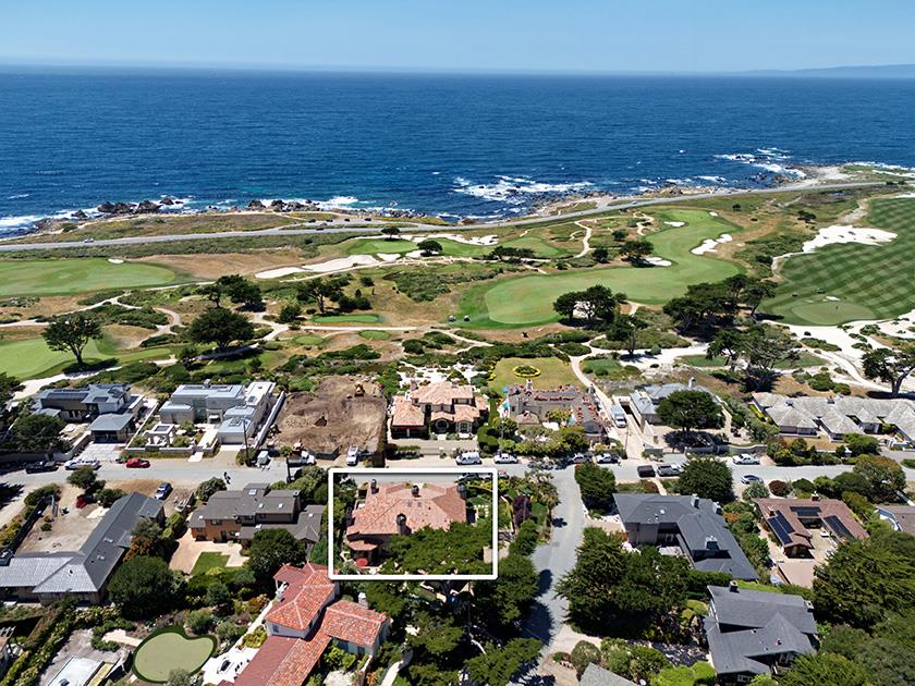 3017 Cormorant Road Pebble Beach, CA 93953 - Photo 39 of 42 a view of a city with an ocean