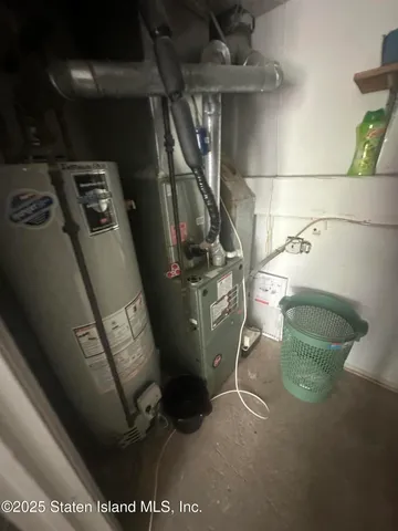 a view of water heater room