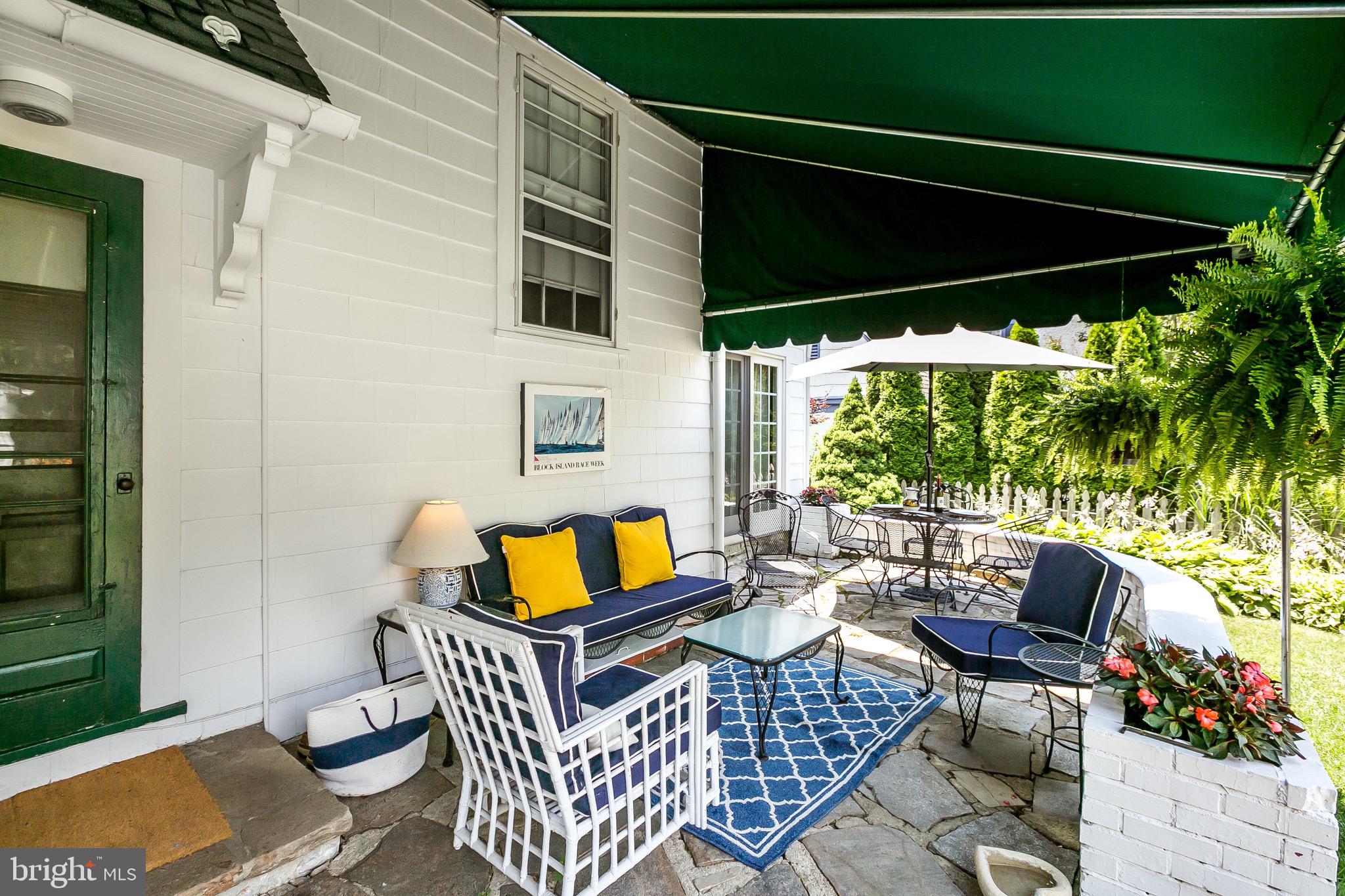 324 Broxton Road Baltimore, MD 21212 - Photo 16 of 45 Another view of the patio complete with an awning