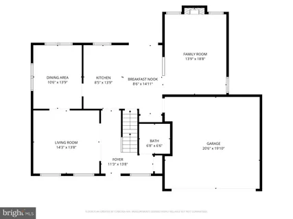 a picture of a floor plan
