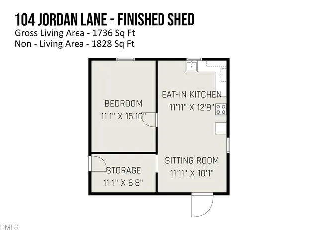 a picture of a bench and a sign on a wall