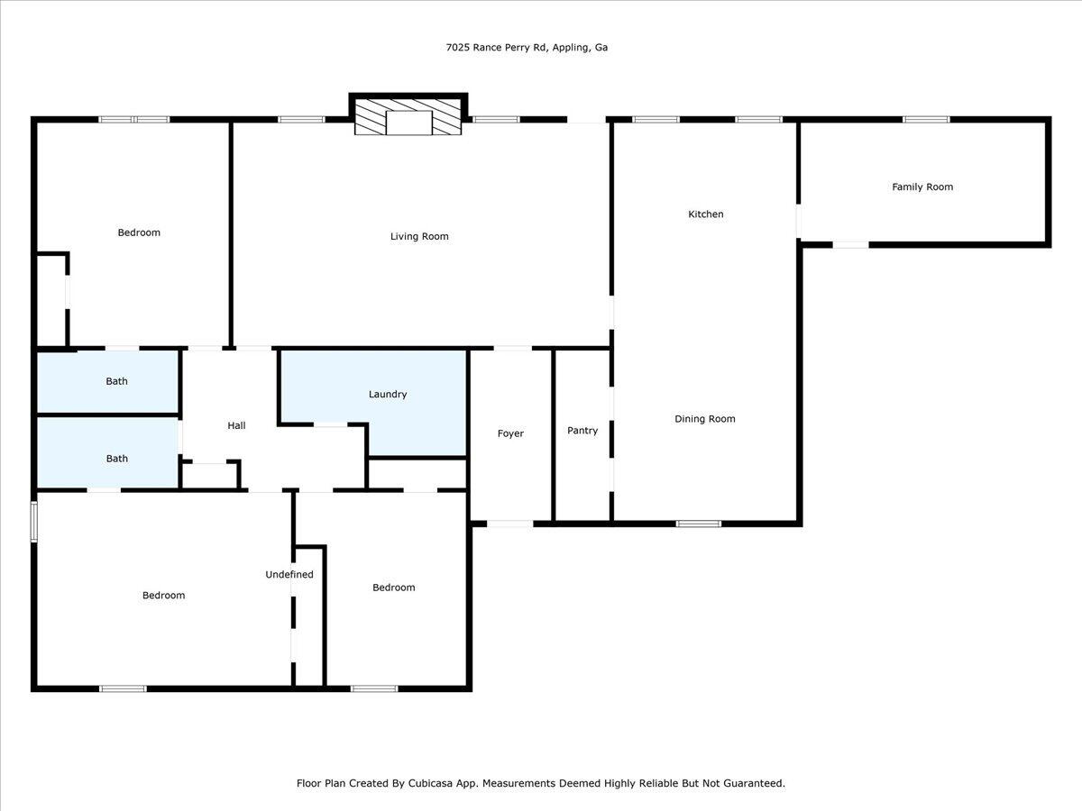 7025 Rance Perry Road Appling, GA 30802 - Photo 69 of 69 02-7025 Rance Perry Rd Floor Plan
