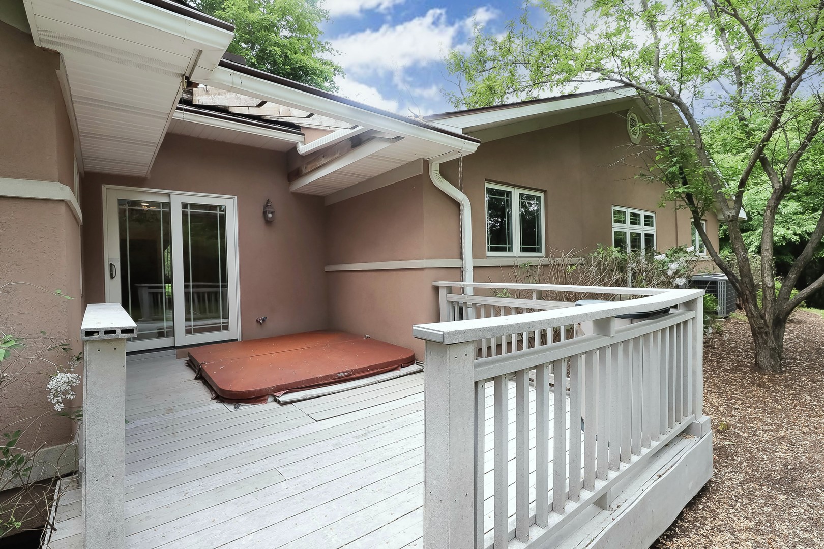 7704 Newbold Road Cary, IL 60013 - Photo 42 of 56 a backyard of a house with yard and outdoor seating