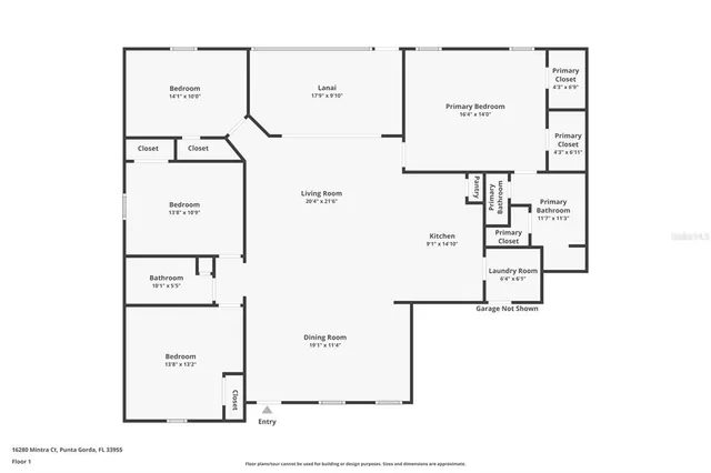 $330,000 | 16280 Mintra Court, Punta Gorda, FL 33955