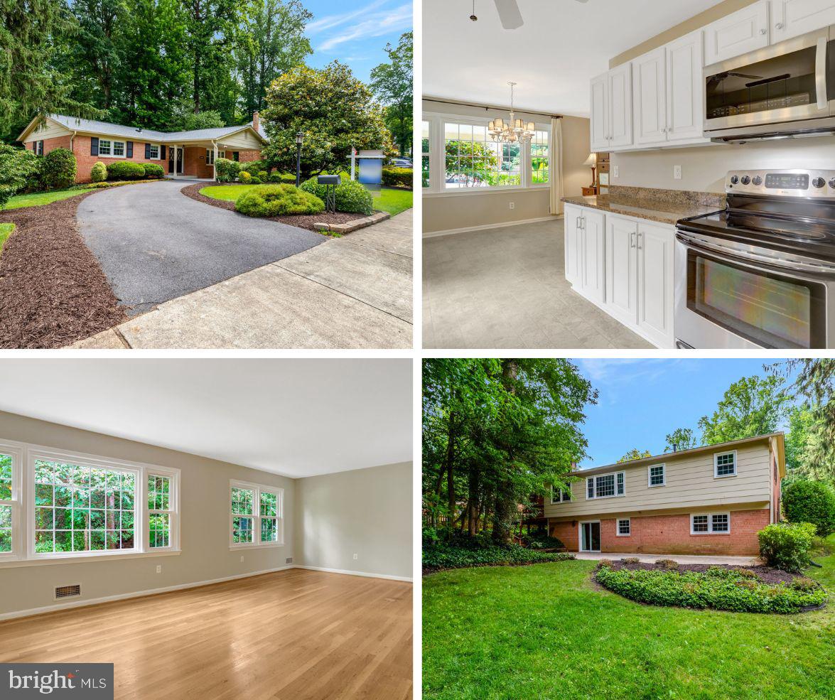 a view of a house with a garden and street view