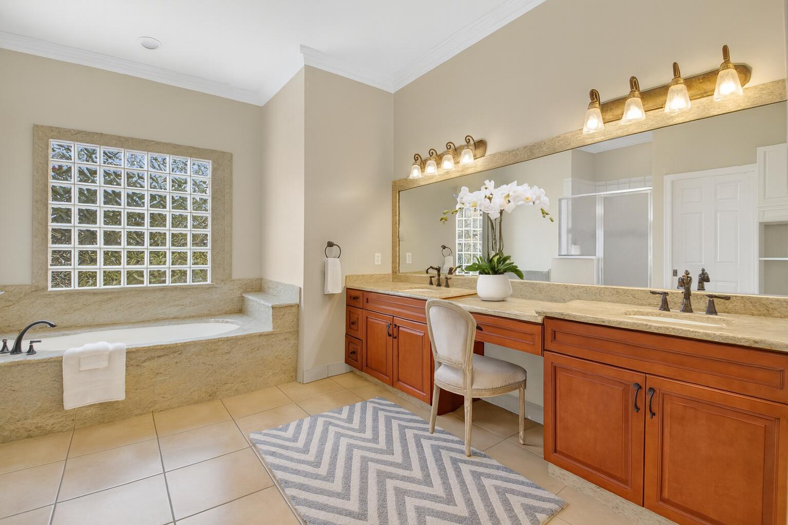 6695 Conch Court Boynton Beach, FL 33437 - Photo 18 of 40 Master Bathroom with Orchid