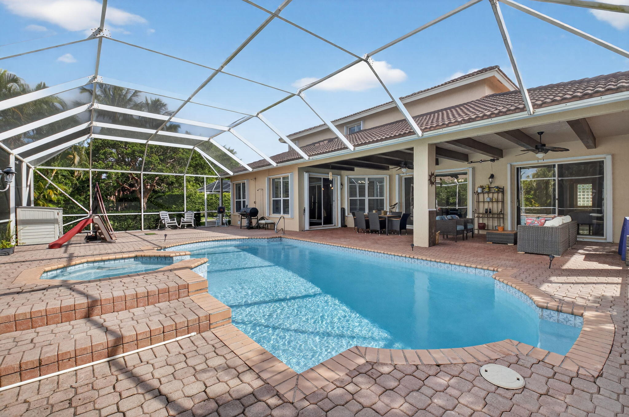 6695 Conch Court Boynton Beach, FL 33437 - Photo 30 of 40 Screened Patio
