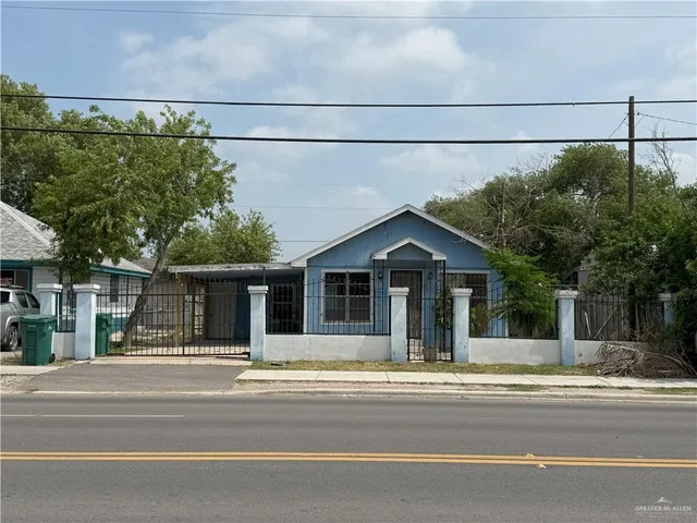 a view of a house with a large windows
