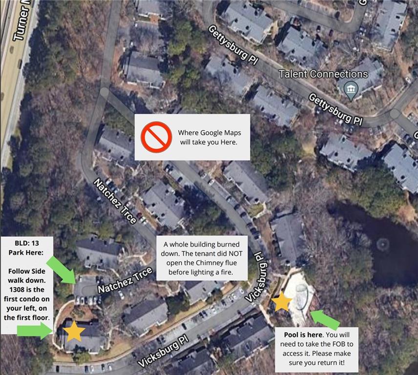 1308 Natchez Trace Atlanta, GA 30350 - Photo 27 of 27 a sign that is on the side of the road