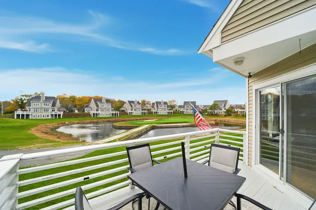 a view of a chairs and table in the terrace