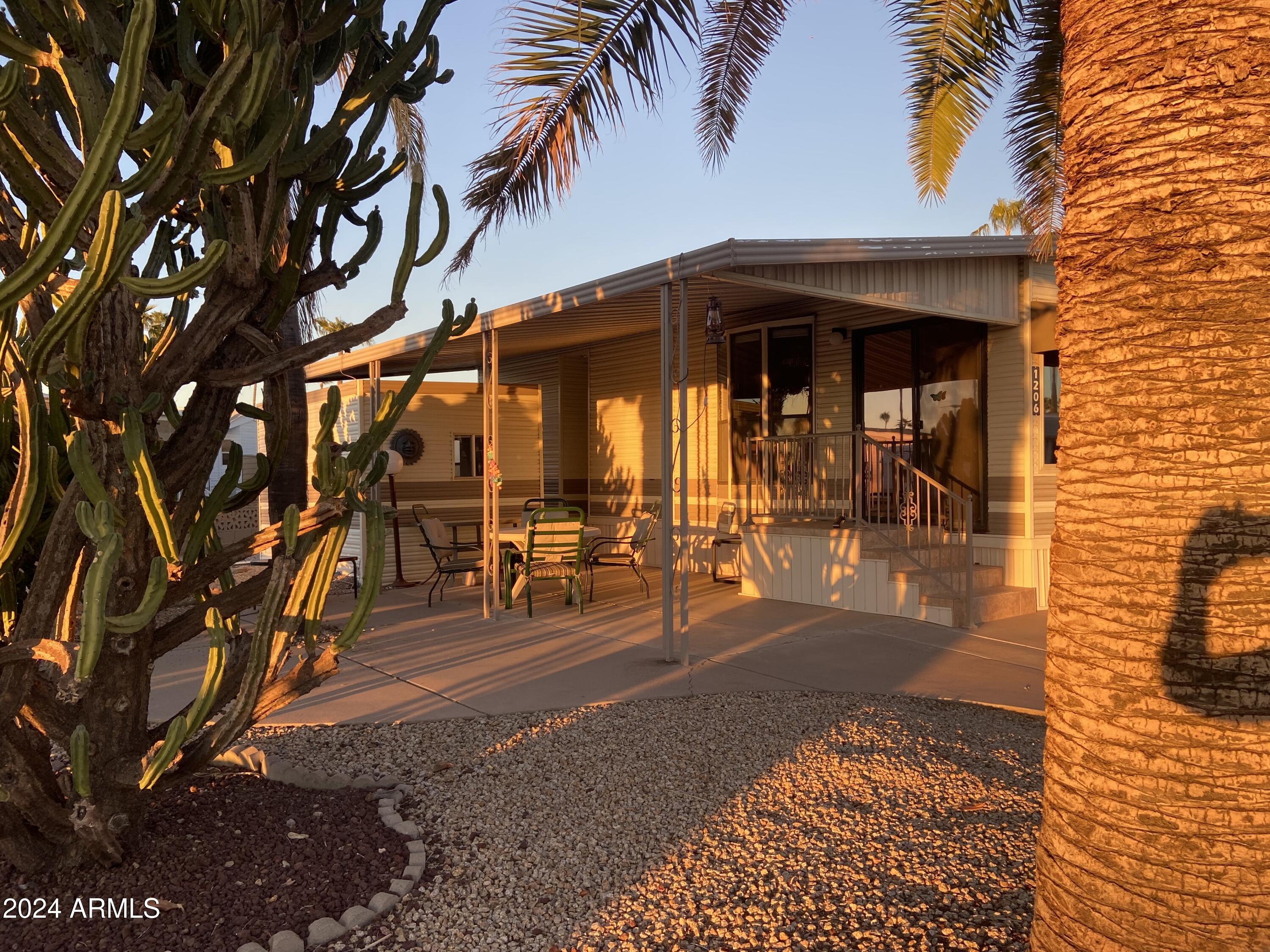 1206 West Klamath Avenue Apache Junction, AZ 85119 - Photo 29 of 35 a view of outdoor space yard and patio