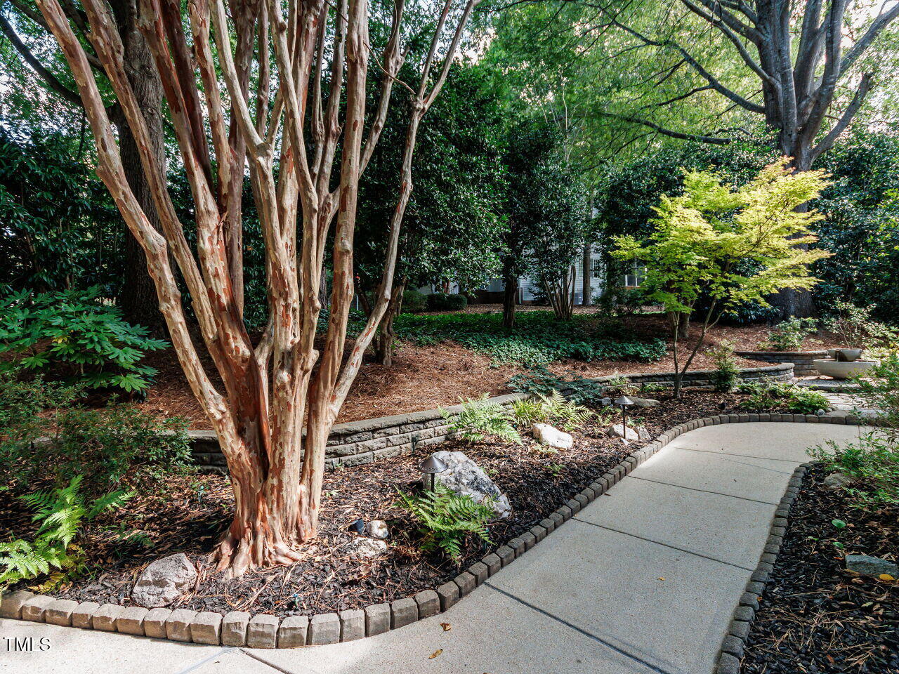 4613 Wee Burn Trail Raleigh, NC 27612 - Photo 3 of 49 a view of a backyard with large trees