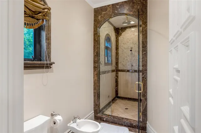 a view of outdoor space with seating