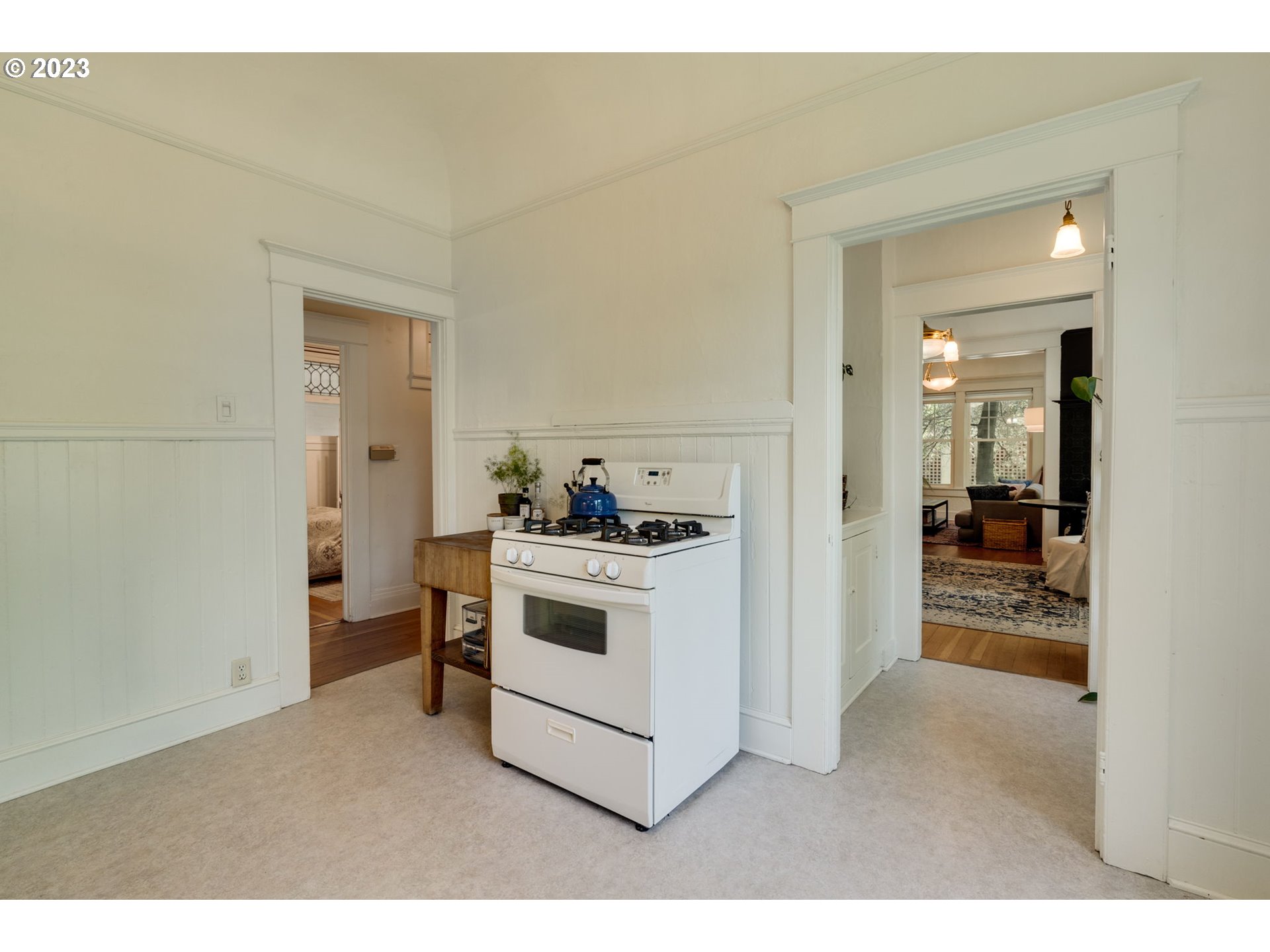 2129 Northwest Northrup Street, Unit 1 Portland, OR 97210 - Photo 24 of 37 a kitchen with a stove and a view