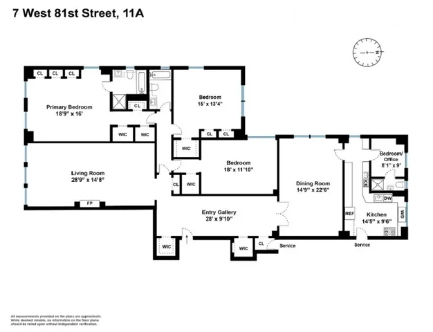 $6,400,000 | 211 Central Park West, Unit 11A | Upper West Side