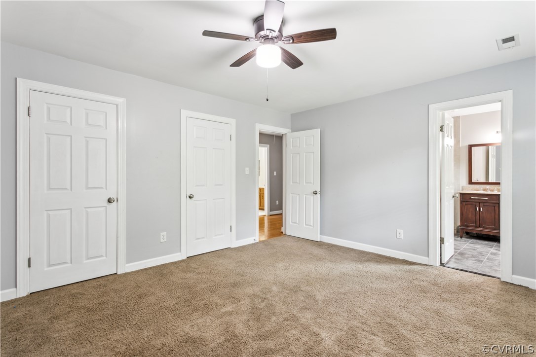 204 Old Cart Road Williamsburg, VA 23188 - Photo 19 of 49 a view of empty room with ceiling fan