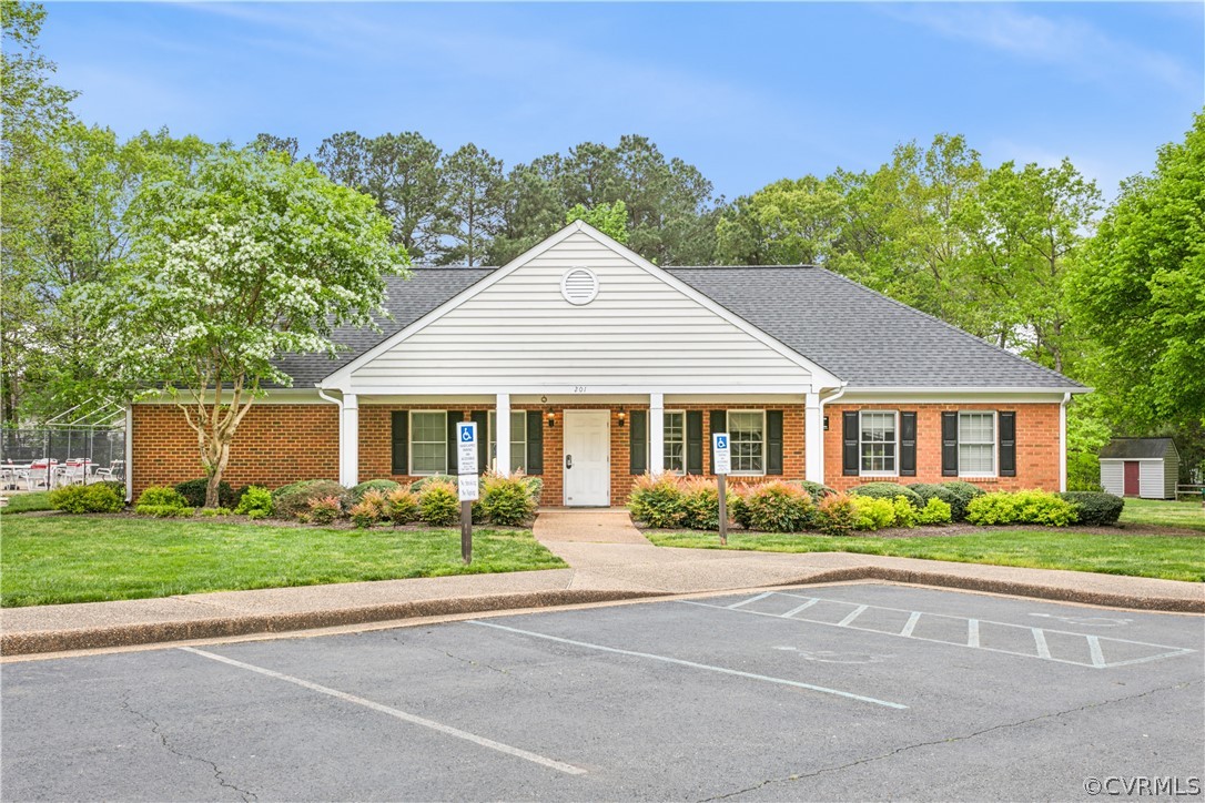 204 Old Cart Road Williamsburg, VA 23188 - Photo 41 of 49 a front view of a house with a garden