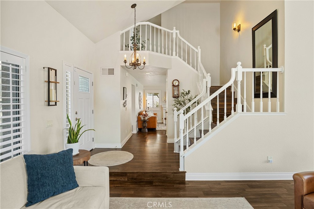 7051 Stanislaus Place Rancho Cucamonga, CA 91701 - Photo 7 of 57 a view of hall way with furniture and entryway