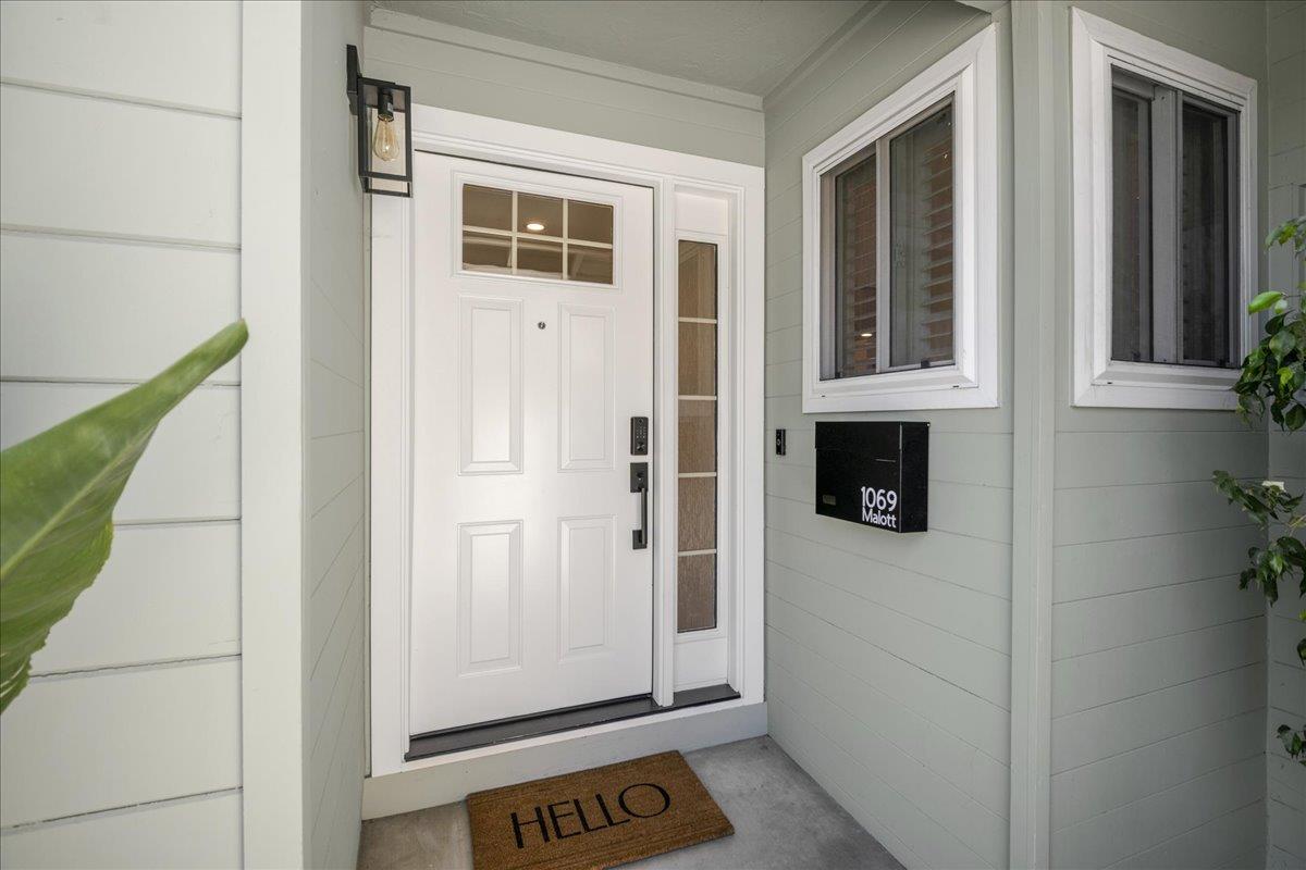 1069 Malott Drive San Jose, CA 95121 - Photo 2 of 32 a view of front door of house