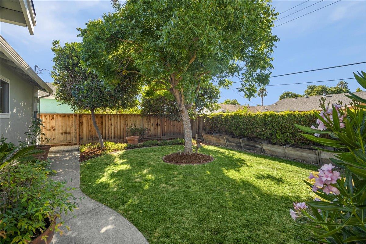 1069 Malott Drive San Jose, CA 95121 - Photo 29 of 32 a backyard of a house with lots of green space