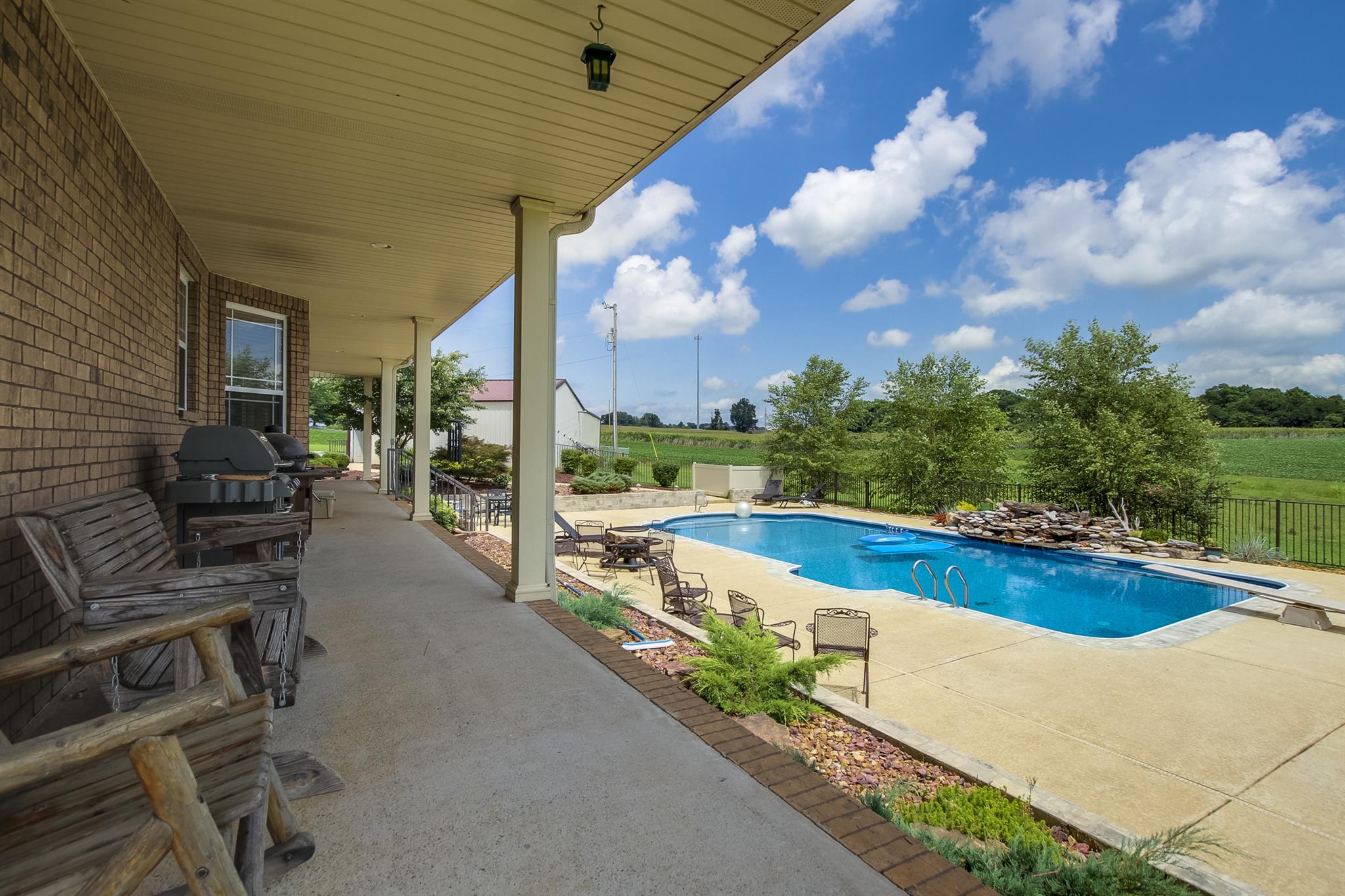 4599 Gamble Road Cedar Hill, TN 37032 - Photo 22 of 25 a view of a patio with swimming pool