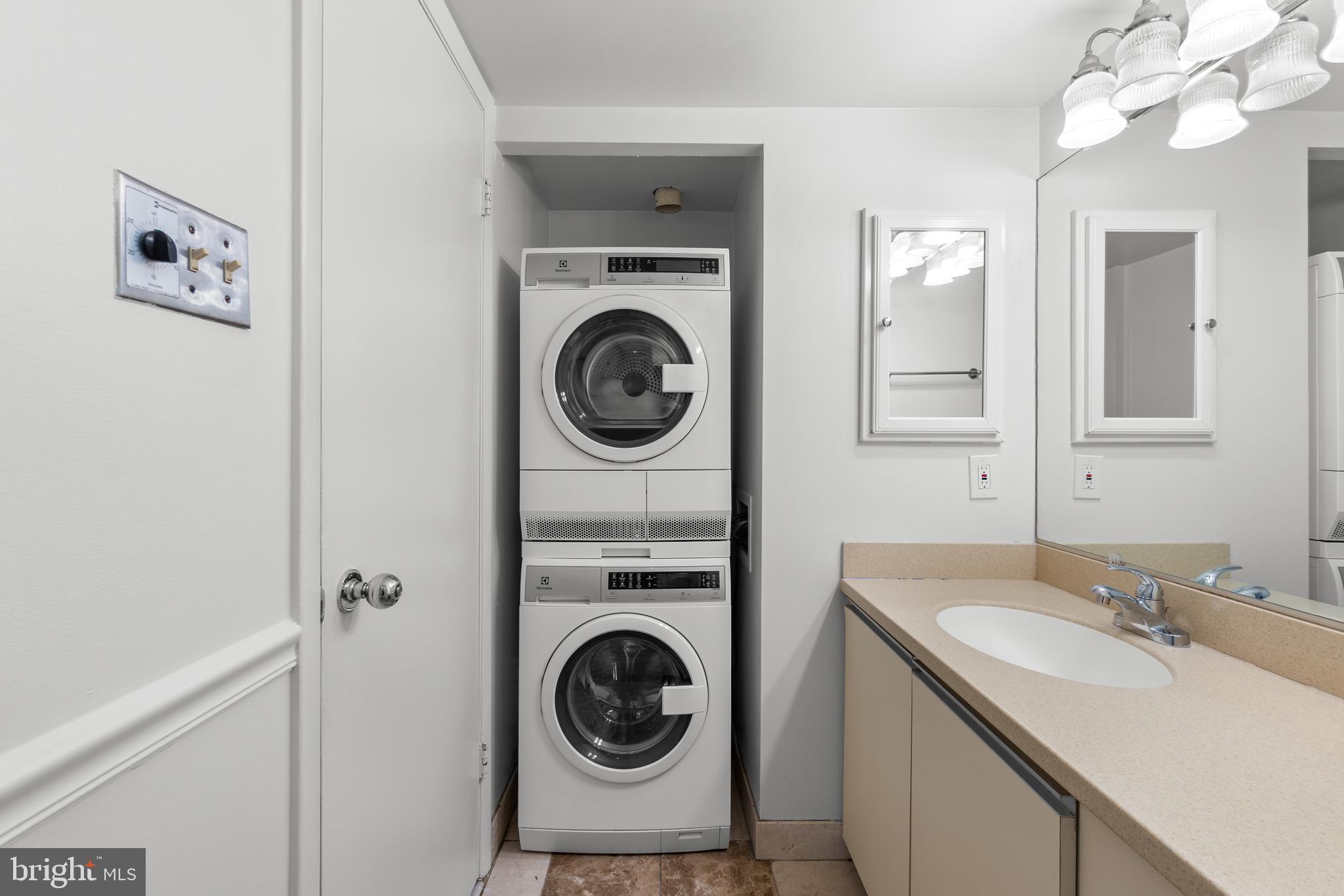 1245 13th Street Northwest, Unit 314 Washington, DC 20005 - Photo 15 of 20 Washer and Dryer