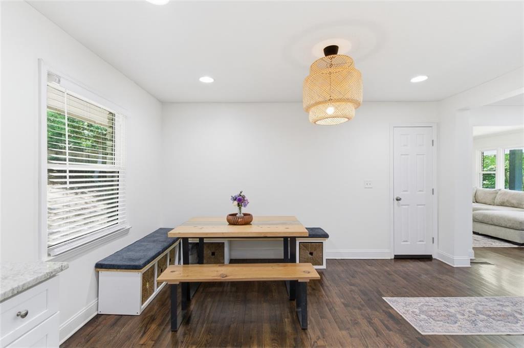 3180 Rehoboth Drive Decatur, GA 30033 - Photo 12 of 36 a bedroom with a bed and wooden floor