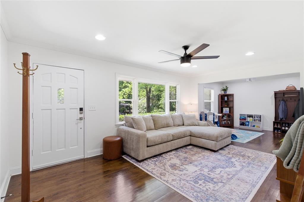 3180 Rehoboth Drive Decatur, GA 30033 - Photo 4 of 36 a living room with furniture and a large window
