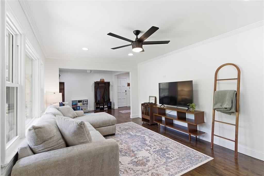 3180 Rehoboth Drive Decatur, GA 30033 - Photo 7 of 36 a living room with furniture and a flat screen tv