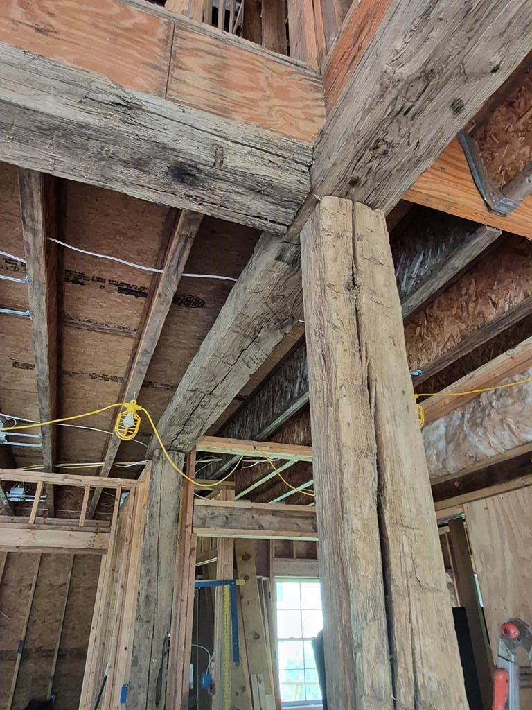 1132 Dockery Crk Road Murphy, NC 28906 - Photo 25 of 52 Original support beams