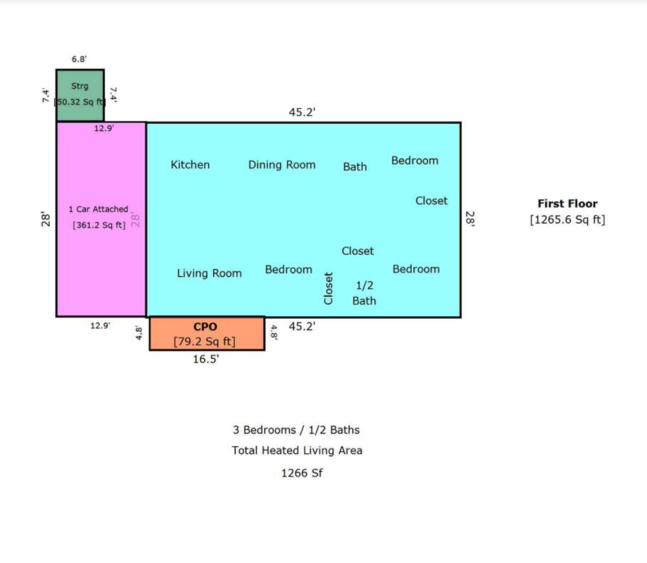 1240 Folly Road Charleston, SC 29412 - Photo 7 of 7 1240 folly floor plan