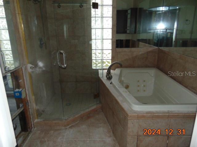 2044 Montana Avenue Northeast St. Petersburg, FL 33703 - Photo 34 of 53 a bathroom with a bathtub and a shower