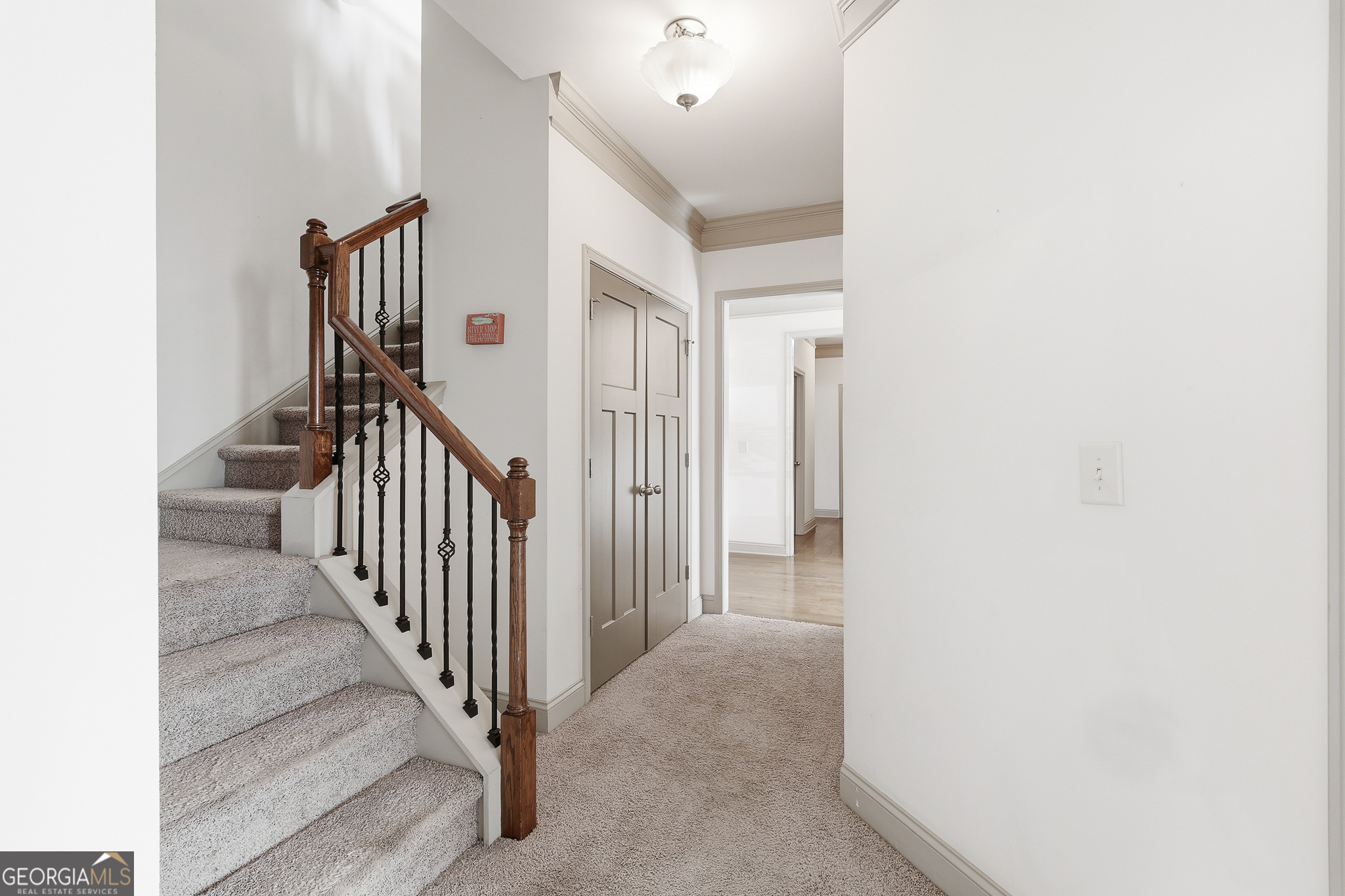 56 Creek Side Court Jefferson, GA 30549 - Photo 27 of 46 a view of a hallway with windows
