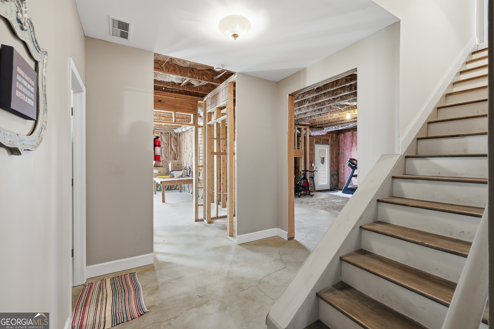 56 Creek Side Court Jefferson, GA 30549 - Photo 41 of 46 a view of entryway and hall with wooden floor