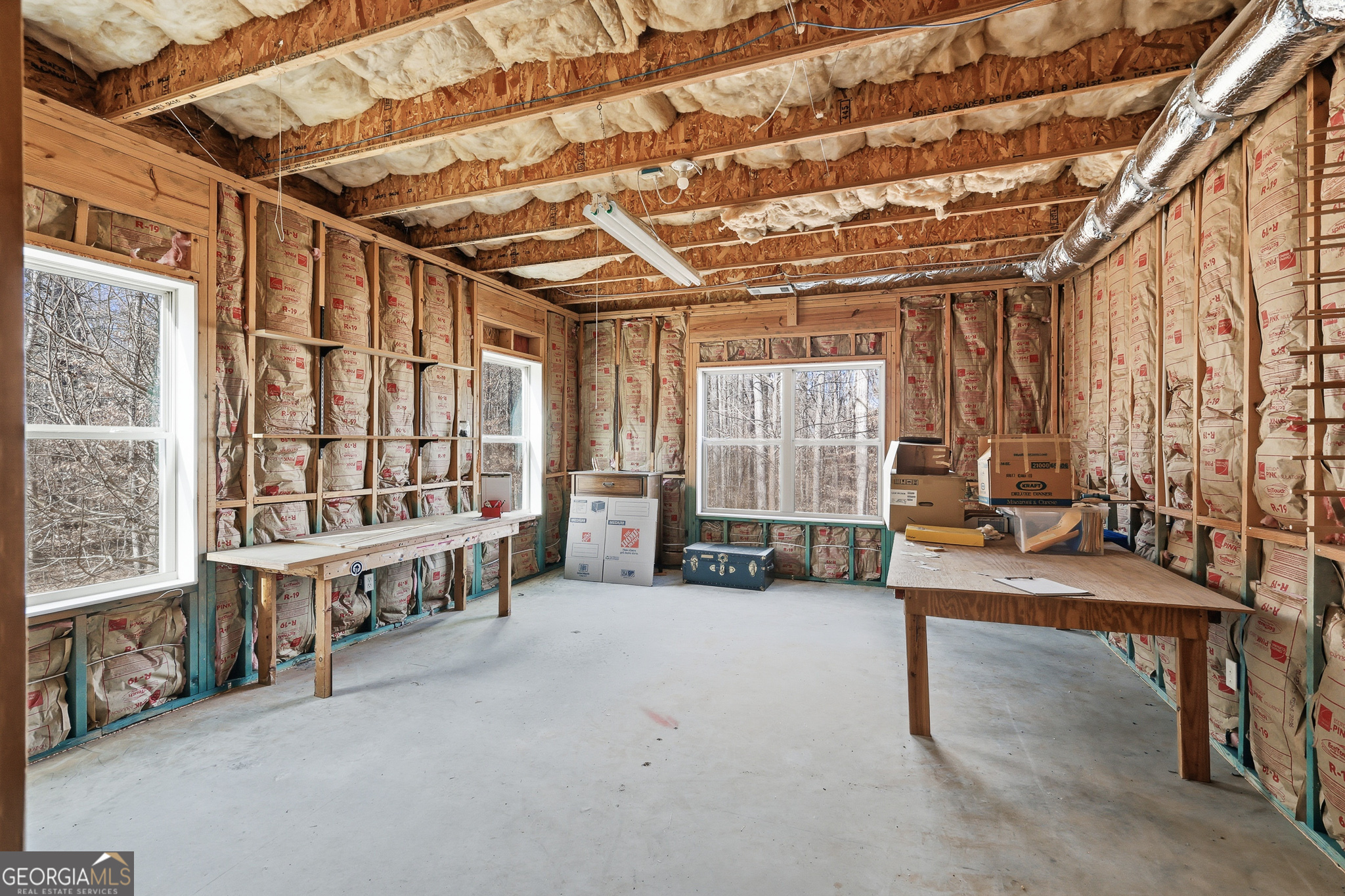 56 Creek Side Court Jefferson, GA 30549 - Photo 43 of 46 a view of a room with gym equipment