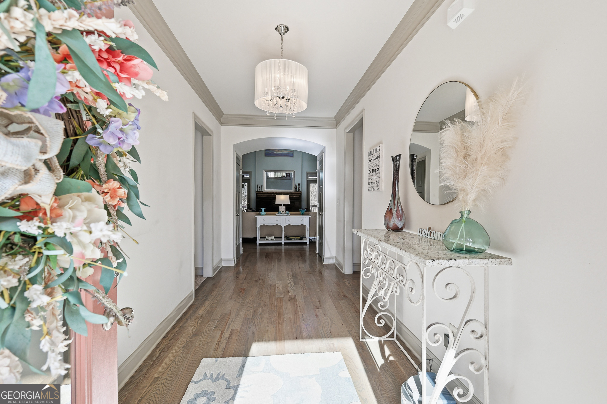 56 Creek Side Court Jefferson, GA 30549 - Photo 9 of 46 wooden floor with a potted plant on the wall