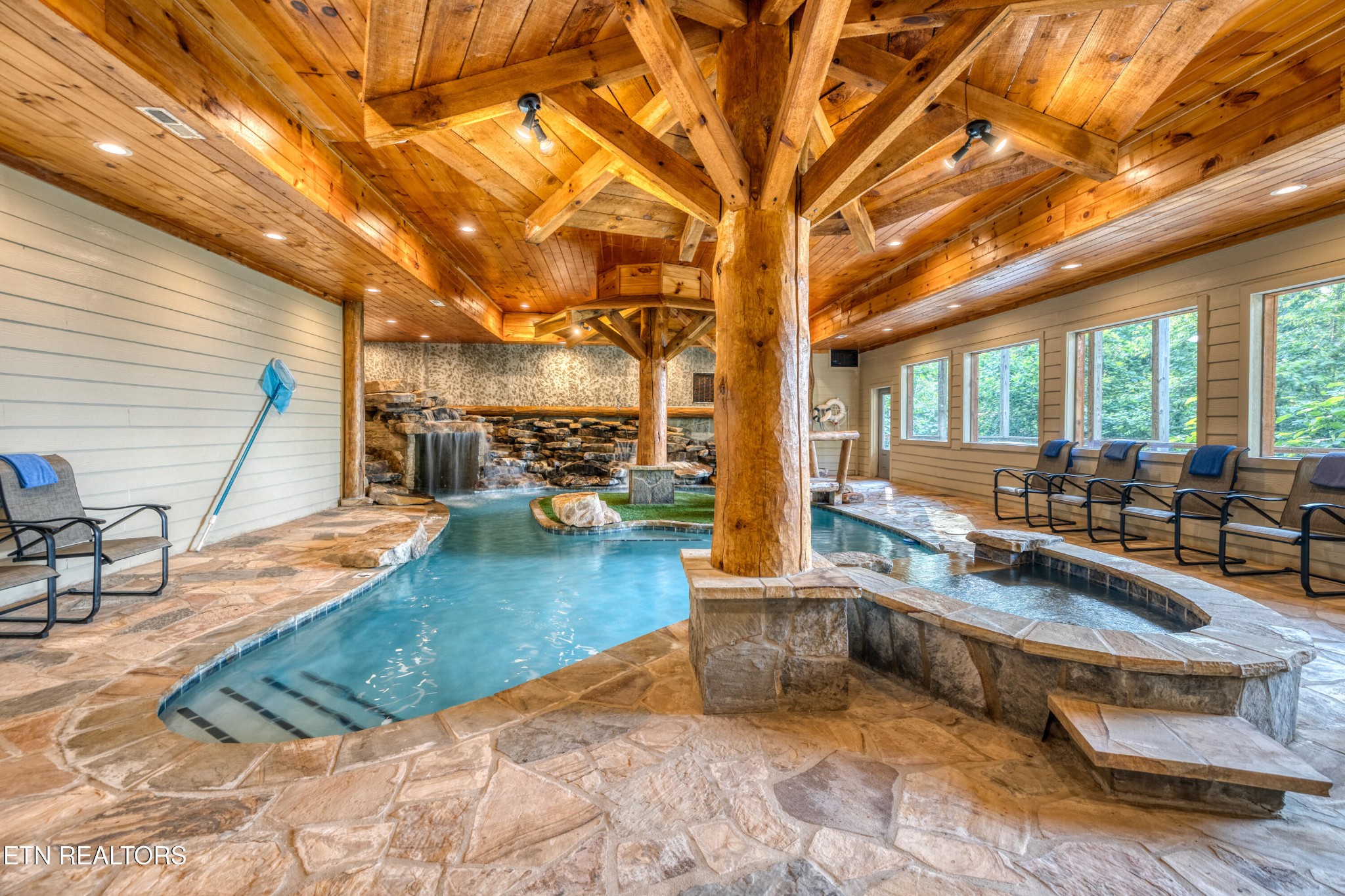 809 Pinecrest Way Sevierville, TN 37862 - Photo 24 of 60 a view of a swimming pool with a patio