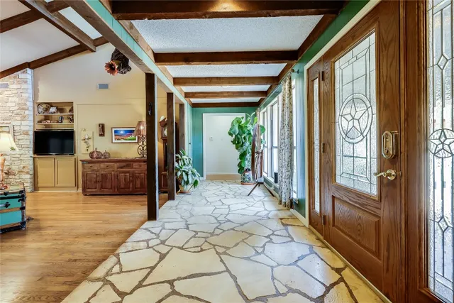 a view of a entryway door of the house