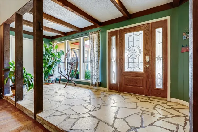 a view of a entryway door