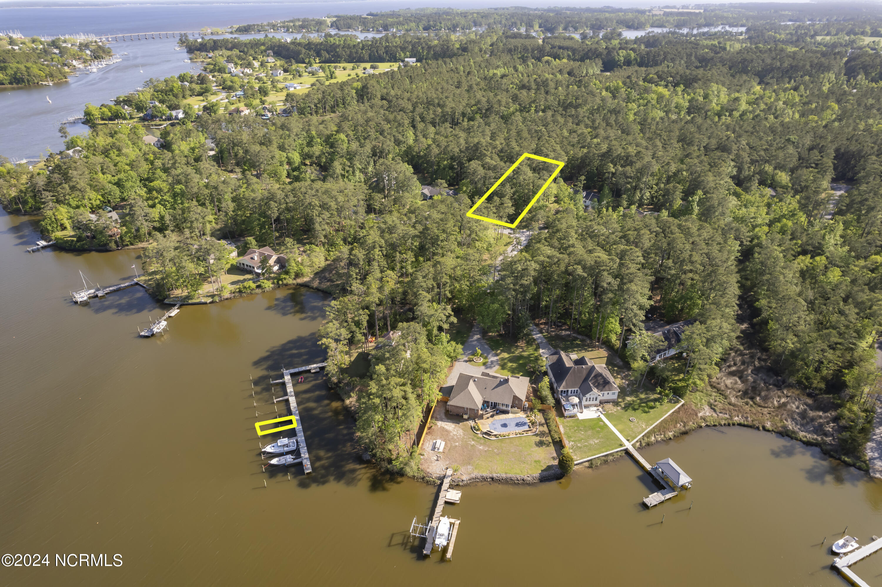 109 Spinnaker Point Road North Oriental, NC 28571 - Photo 2 of 18 Four Feet Controlling Water Depth