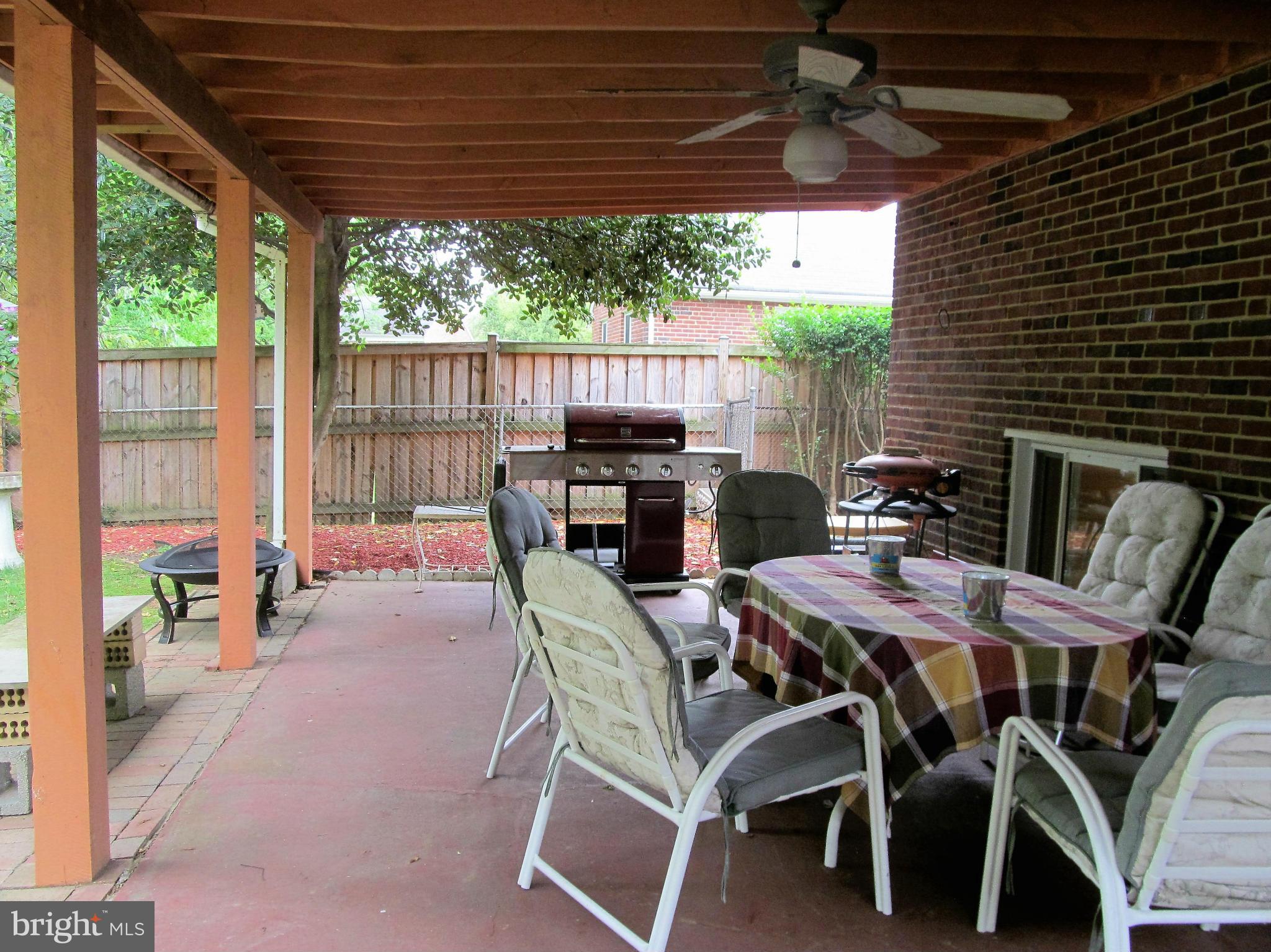 9015 Linton Street Silver Spring, MD 20903 - Photo 16 of 18 Exterior (Rear) Covered Patio