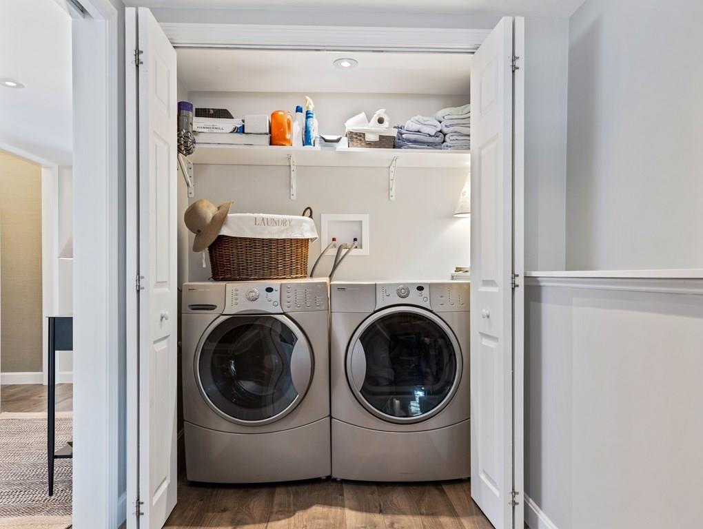78 Standish Road Needham, MA 02492 - Photo 13 of 16 a utility room with dryer and washer