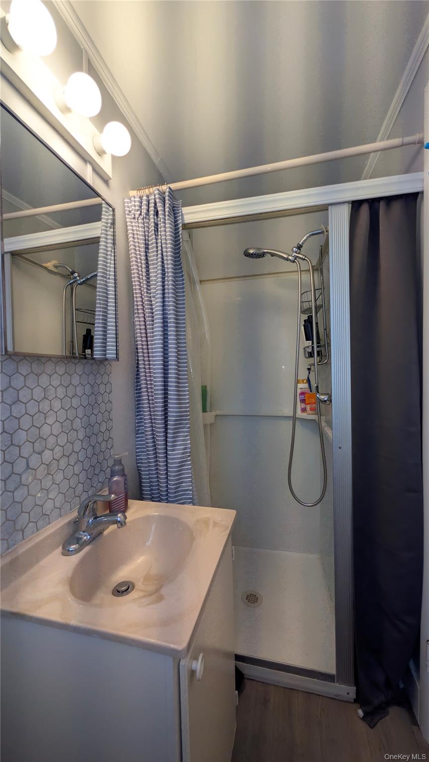 191 Sylvan Lake Road, Unit 28A Hopewell Junction, NY 12533 - Photo 17 of 38 a bathroom with a sink and mirror