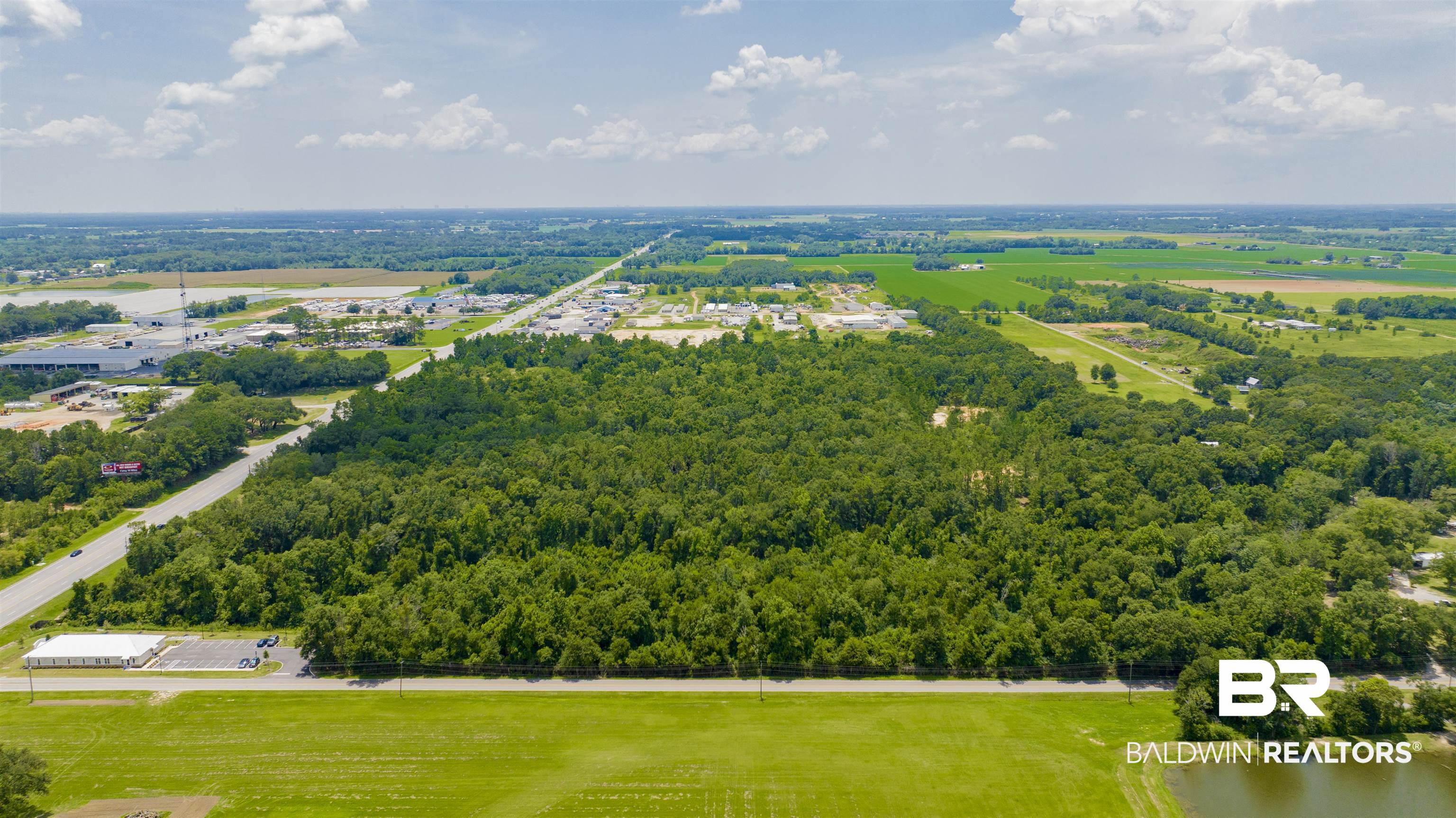 0 Vaughn Road Summerdale, AL 36580 - Photo 7 of 9 Drone / aerial view of a forest