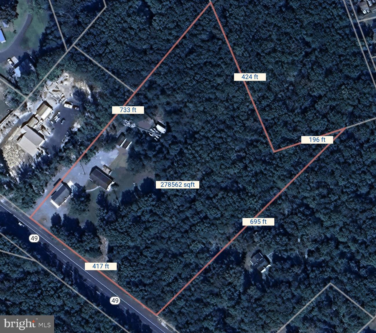 5322 Highway 49 Millville, NJ 08332 - Photo 45 of 46 Lot Dimensions