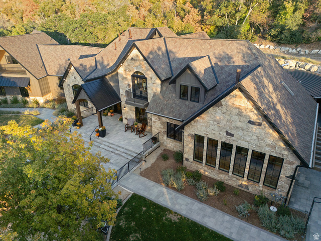 1141 South Oak Leaf Lane Springville, UT 84663 - Photo 127 of 147 Stone-clad exterior featuring multiple gables and dormer windows